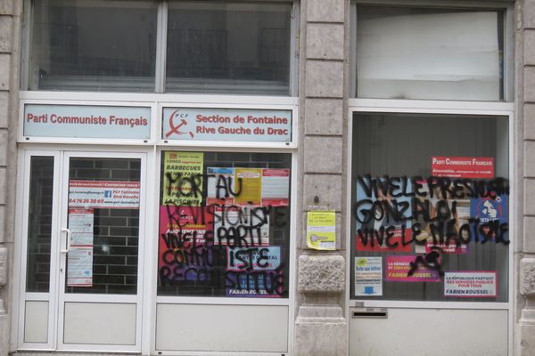 Le local du Parti communiste français a été la cible d'actes de vandalismes dans la nuit de jeudi à vendredi - 30 décembre 2022