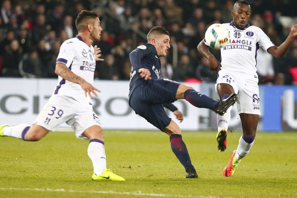 Le PSG tenu en échec par Toulouse, au Parc des princes, le 19 février 2017.