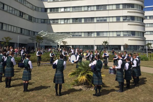 Le Festival Interceltique se déplace aussi à l'hôpital