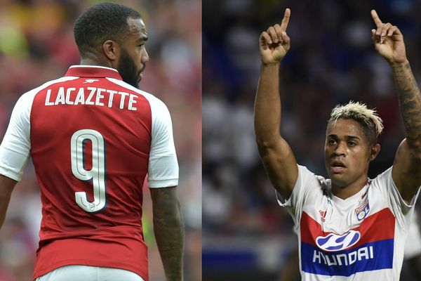 Alexandre Lacazette, parti pour Arsenal, a été remplacé à l'OL par le Dominicain Mariano Diaz.