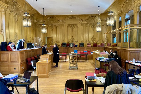 Procès de l'assassinat place de la Croix-de-Bourgogne, cour d'assises de Meurthe-et-Moselle à Nancy, vendredi 17 février. 