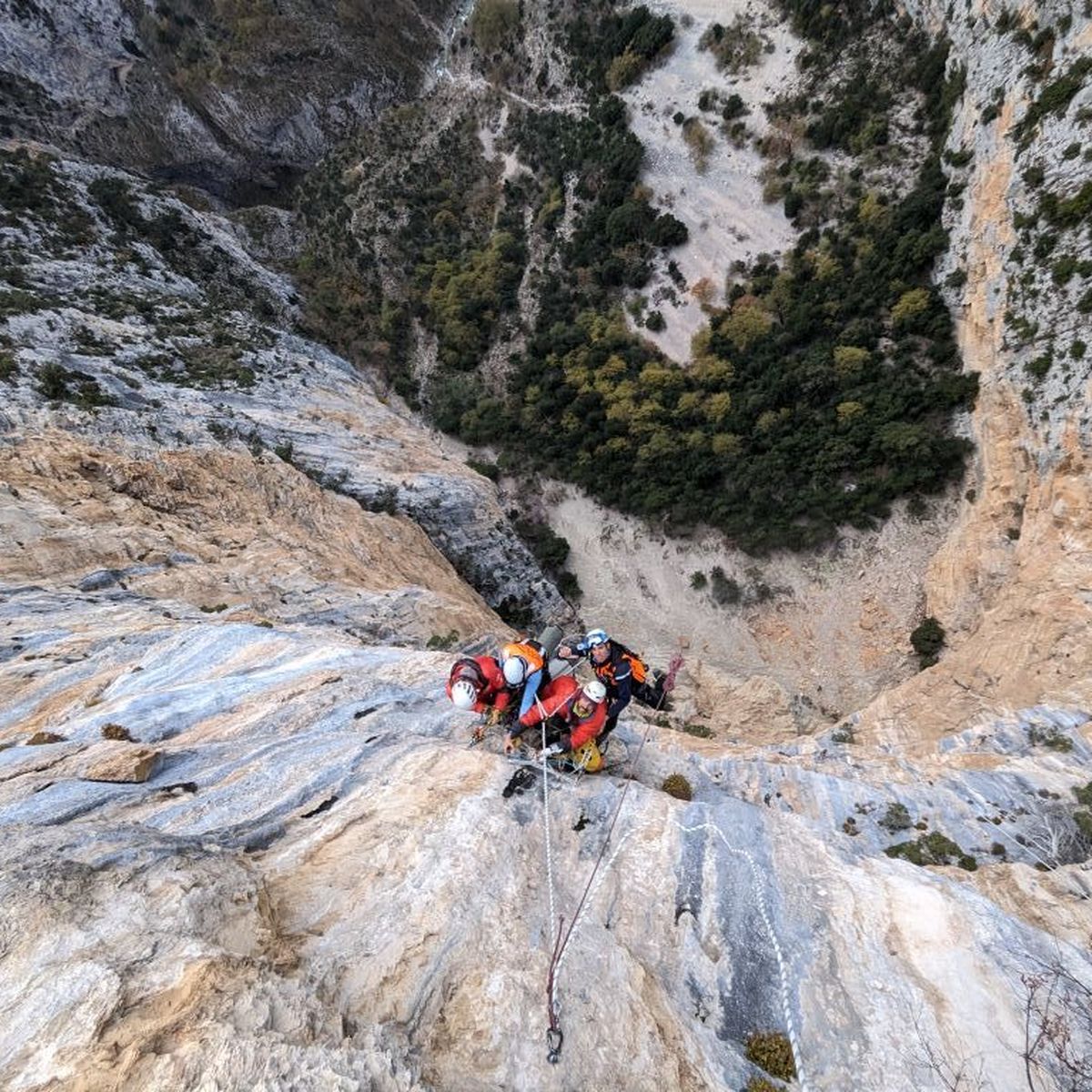 Escalade spectaculaire