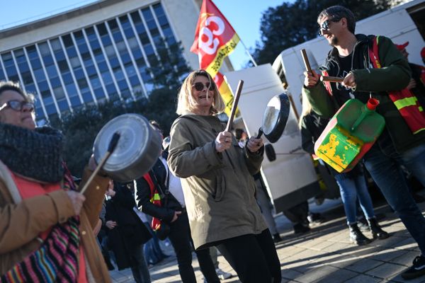 Les manifestants se sont rejoints sur la place de Bretagne à Nantes.