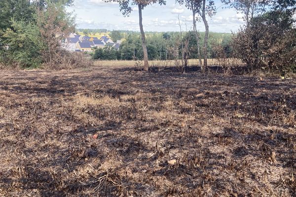 L'incendie à Saint-Aubin-d'Aubigné