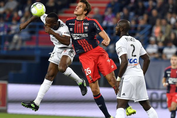 7 ème journée du championnat de France de ligue 1. Le caennais Ivan Santini a marqué le seul but du match