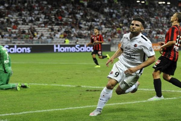 Nice - S M Caen: Andy Delort égalise à la 67ème minute