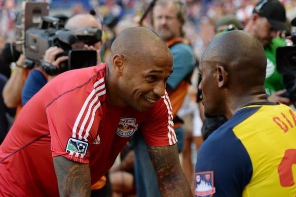 Thierry Henry avec son club de New York (juillet 2014)