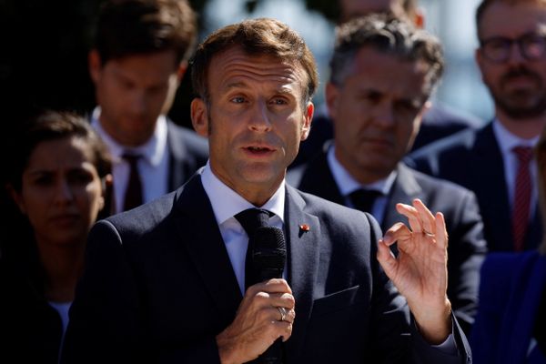 Les annonces d'Emmanuel Macron en matière de développement des énergies renouvelables, ce jeudi 22 septembre à Saint-Nazaire.