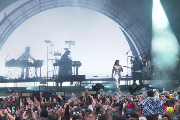 Le concert de Juliette Armanet, lors de l'édition 2022 de La Magnifique Society à Reims. (archives)