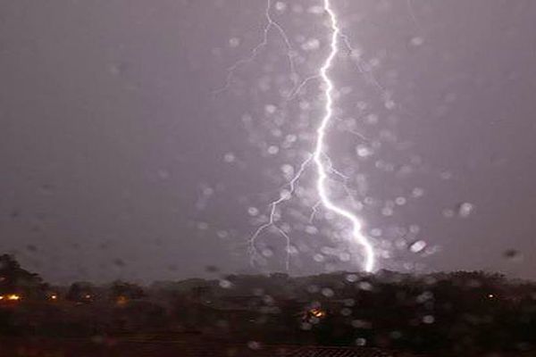 Gignac (Hérault) - orage et fortes pluies - 13 août 2018.