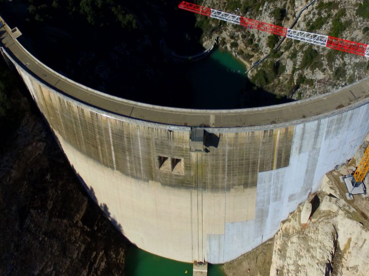 fissure du barrage