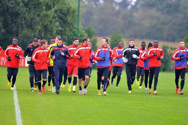 Les Valenciennois à l'entraînement, cette semaine. 