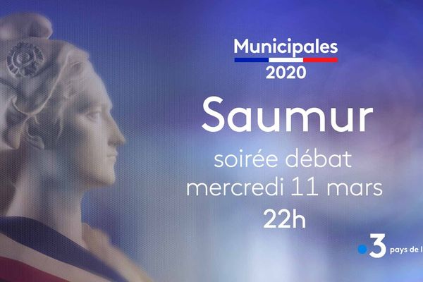 Municipales 2020, débat à Saumur, le 11 mars à 22h sur France 3 Pays de la Loire