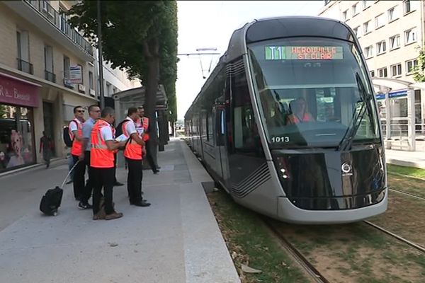 Une vingtaine de rames circulent ce mercredi 16 juillet à Caen en "situation commerciale".