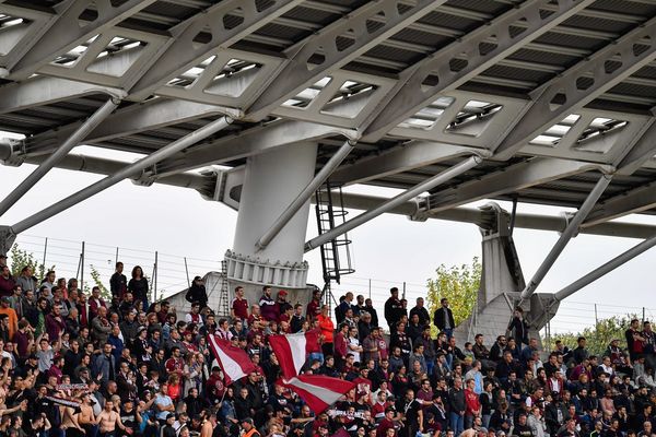 Le 22 septembre 2018 au stade Charlety. Le Paris FC face au club de Metz.