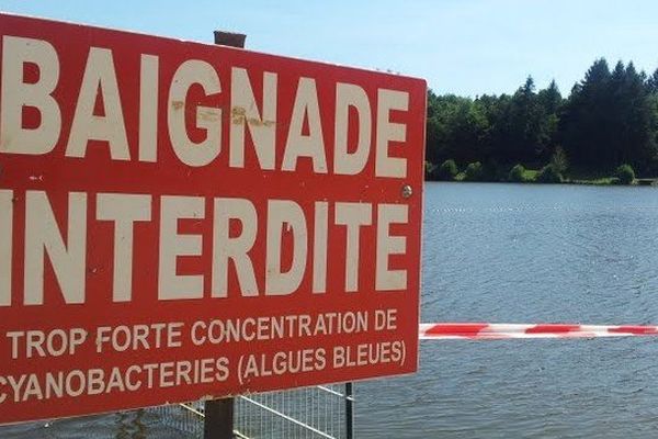 Plan d'eau interdit à la baignade