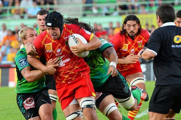 Victoire de Montauban (en vert) sur l'USAP