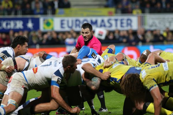 Le dernier match de Florian Houerie avec les couleurs du Castres Olympique contre Clermont le 31 octobre 2015