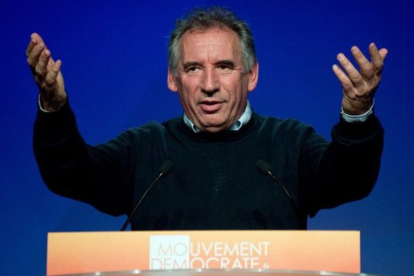 François Bayrou à Guidel lors de l'ouverture de l'université de rentrée du MoDem.