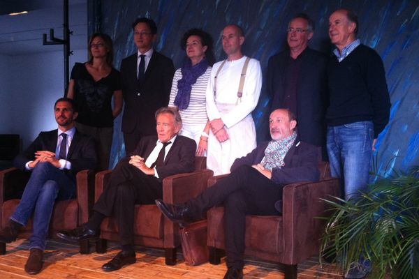 Présentation du Pôle francophone ce matin au Théâtre de l'Union.