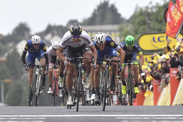 Lors du dernier passage du Tour de France en Normandie en 2016, Peter Sagan s'était imposé dans un sprint de puncheurs à Cherbourg devant Julian Alaphilippe. 