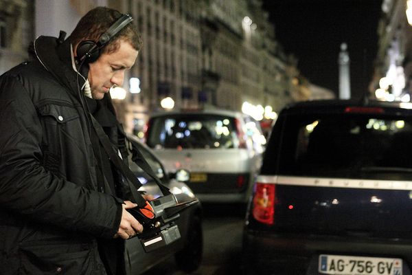 Dany Boon pendant le tournage de Supercondriaque. 