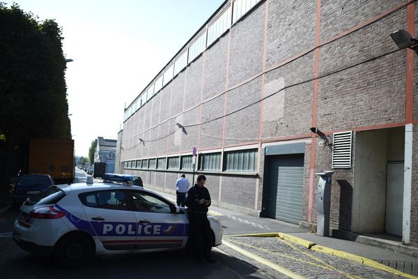 Des policiers à Pantin (Seine-Saint-Denis) en 2015.