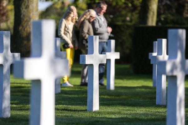 Le cimetière américian de Flanders Field à Waregem, en Belgique.