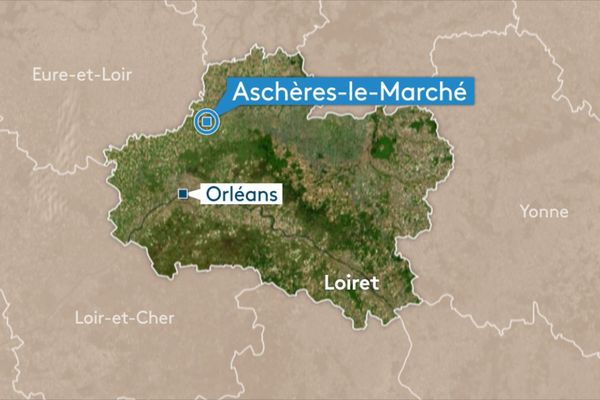 Aschères-le-Marché dans le Loiret. C'est là que se fera la mise en service de la première ferme à vent de CEZ en France.