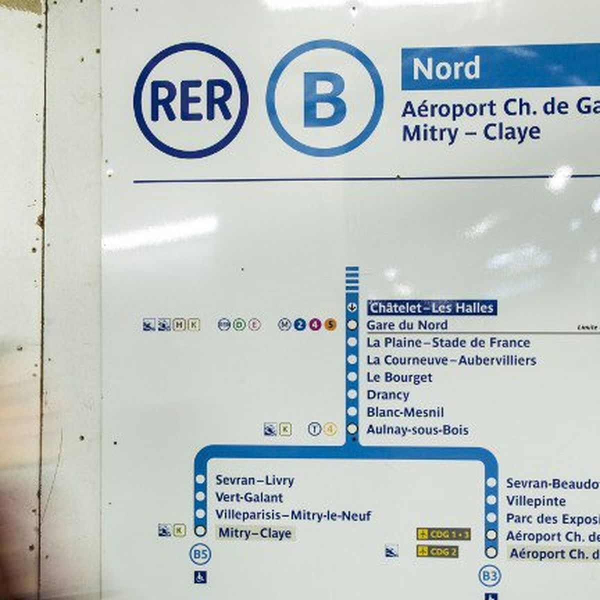 RER B » Voyage - Carte - Plan