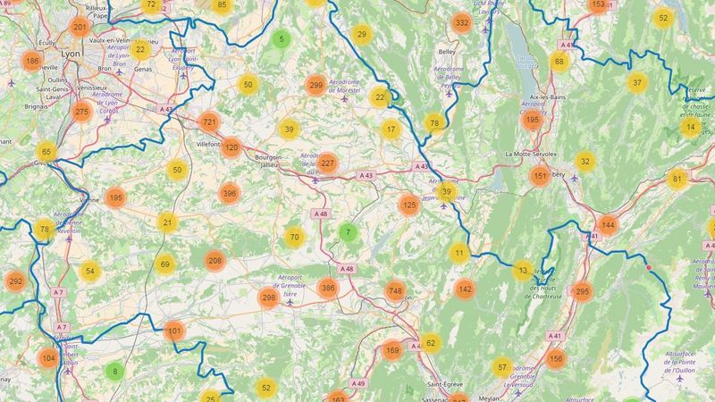 Une Carte Interactive Recense Les Routes Dangereuses Pour La Faune Sauvage  En Auvergne-Rhône-Alpes