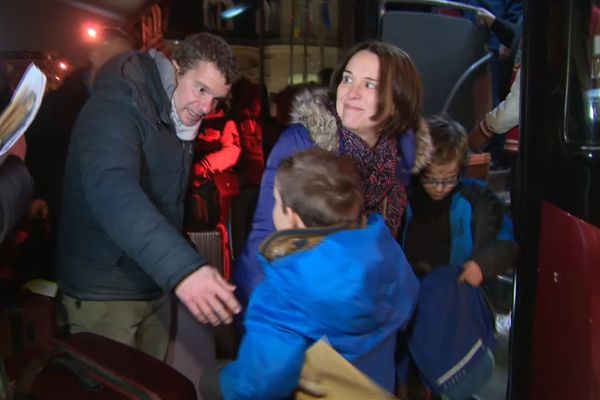 Les enfants arrivés à Sceaux dans la nuit de samedi à dimance