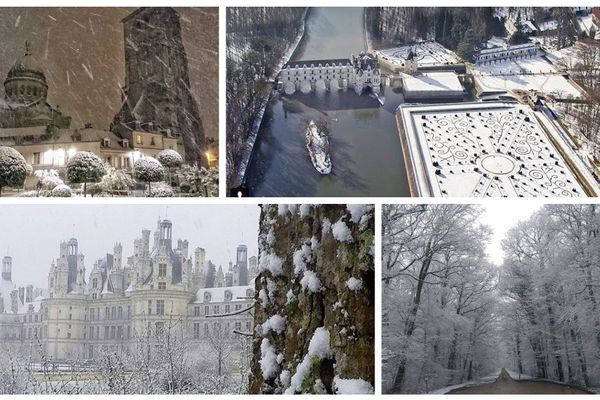 Le Centre-Val de Loire sous la neige. (7 février 2018) 