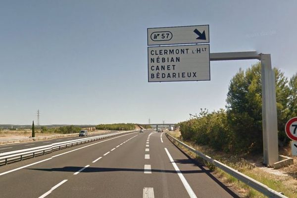 A75 à Clermont-l'Hérault - archives