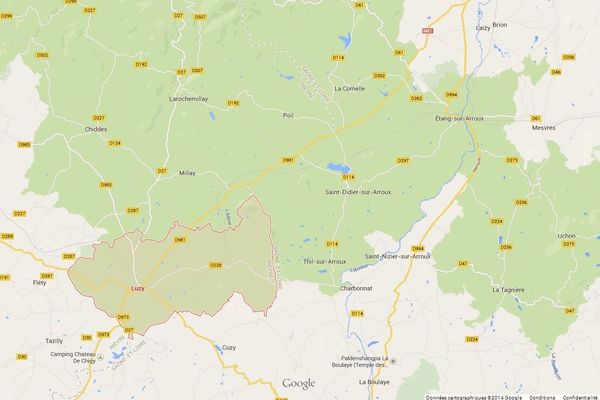 Le tronçon fermé se trouve entre Le Moulin Neuf et le Petit Marié