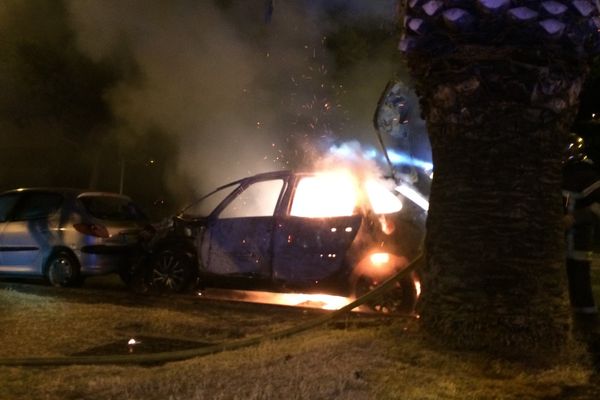 Incendie de voiture à Bastia, le 14 juin 2015