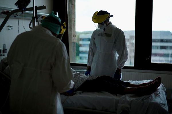 Une chambre dans l'hôpital Erasme de Bruxelles.