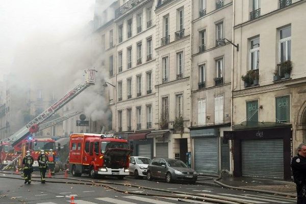 L'incendie a pris dans une boutique du rez-de-chaussée