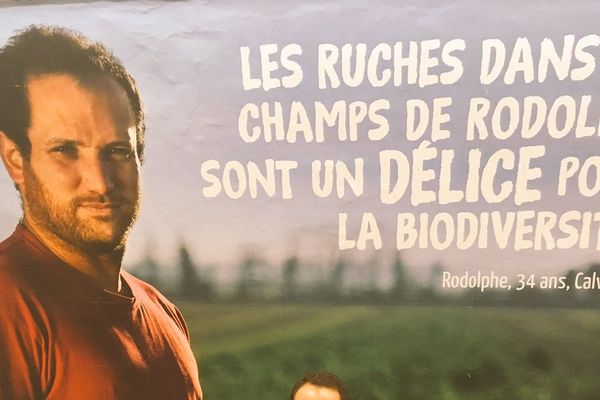 Campagne d'affichage dans le métro parisien des jeunes agriculteurs