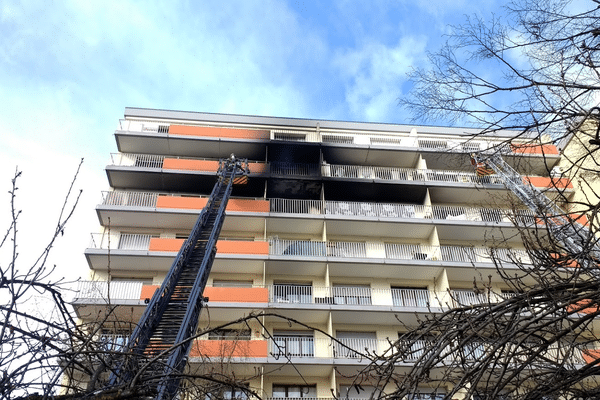 Incendie au 34, rue de Soultz à Strasbourg