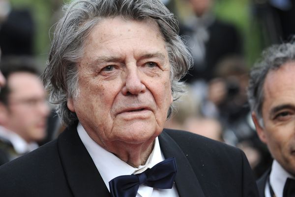 Jean-Pierre Mocky, sur le tapis rouge du festival de Cannes en 2010.