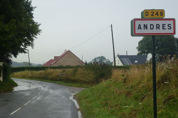 Andres, commune du Pas-de-Calais d'environ 1500 habitants