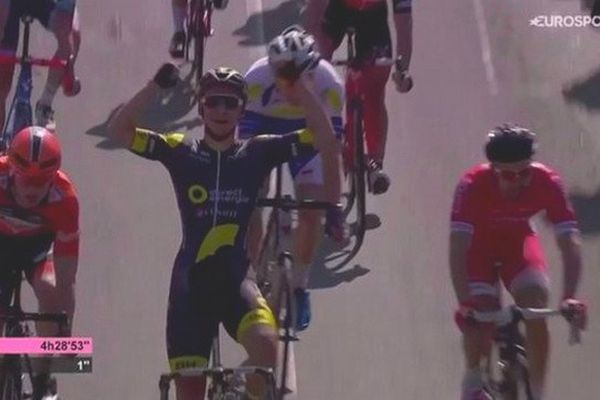 Coquard vainqueur de la 1ère étape des 4 jours de Dunkerque.