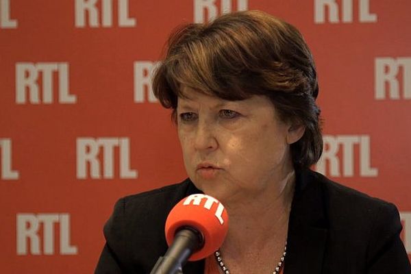 Martine Aubry, ce jeudi, sur RTL.