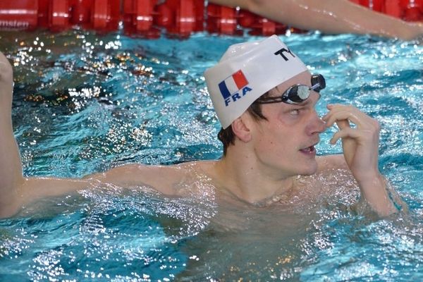 Yannick Agnel aux championnats d'Europe en petit bassin à Chartres