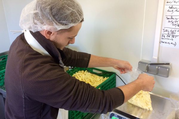 Sur le plateau de Sault, dans l'Aude un atelier de fabrication de frites a vu le jour - octobre 2018