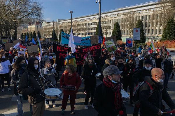 Manifestation du 13 janvier 2022, Nantes