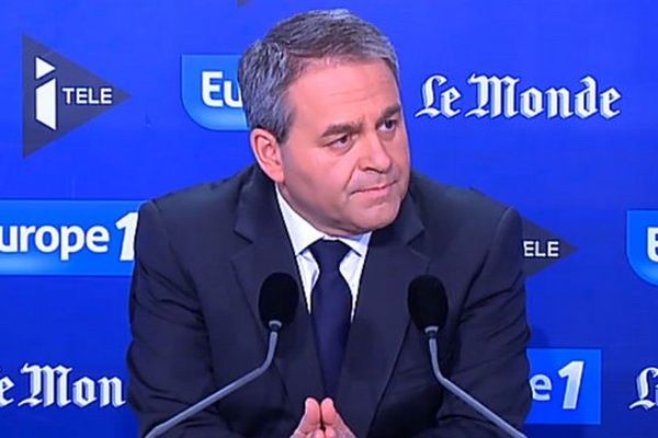 Xavier Bertrand, candidat aux régionales dans le Nord Pas-de-Calais/Picardie.