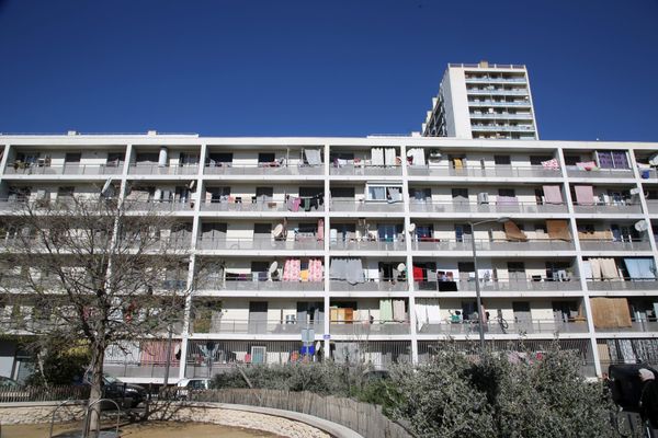 Cité Félix Pyat, dans le 3ème arrondissement de Marseille