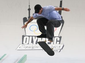 Le Havrais Joseph Garbaccio s'est qualifié fin juin pour l'épreuve de street en skateboard.